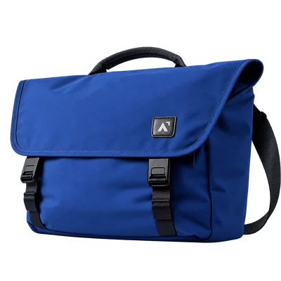 Blue messenger bag